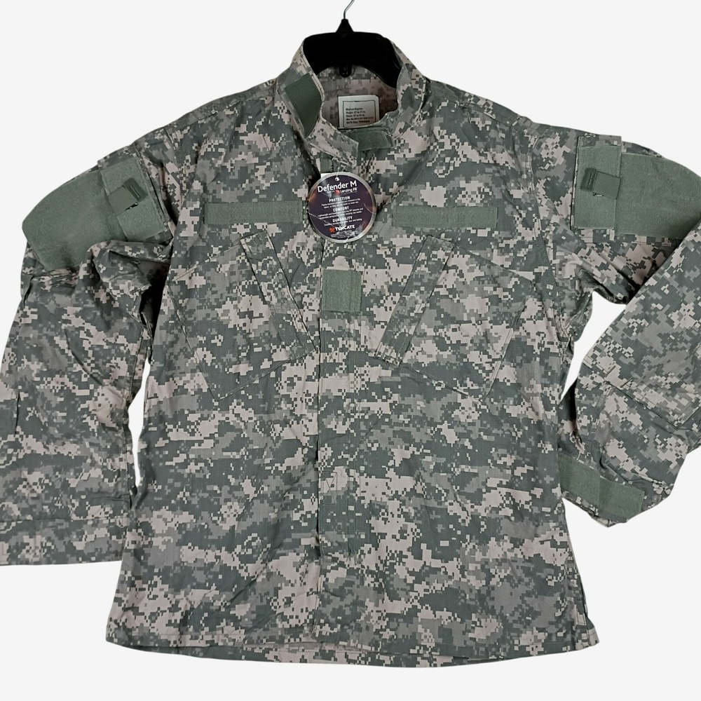American Apparel FR ACU Combat Coat Mens Medium Regular Digital Camo Ripstop
